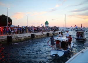 Spektakularan zadarski doček zadarskih Vatrenih 