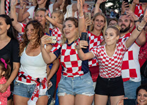 Spektakularan zadarski doček zadarskih Vatrenih 2.dio