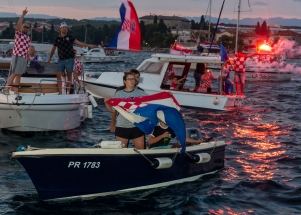 Spektakularan zadarski doček zadarskih Vatrenih 2.dio