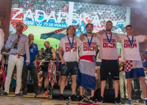 Spektakularan zadarski doček zadarskih Vatrenih 2.dio