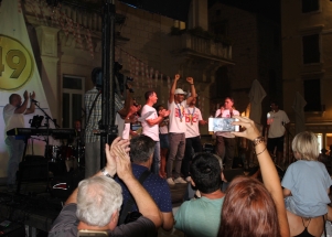 Svečani doček i prijem Šime i Mihovila Fantele