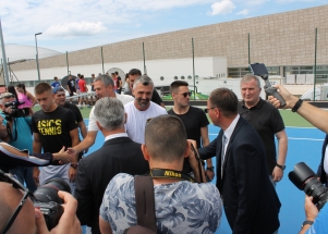 Otvaranje teniskog centra na Višnjiku - Adria tour