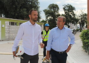 Gradonačelnik Dukić i suradnici obišli gradilišta EU projekata