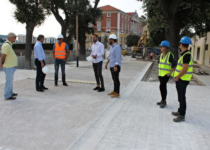 Gradonačelnik Dukić i suradnici obišli gradilišta EU projekata