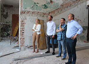 Gradonačelnik Dukić i suradnici obišli gradilišta EU projekata