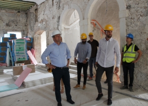 Gradonačelnik Dukić i suradnici obišli gradilišta EU projekata