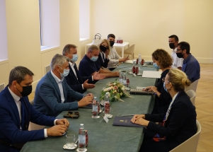 Radni sastanak i obilazak Providurove palače ministrice kulture i medija Nine Obuljen Koržinek
