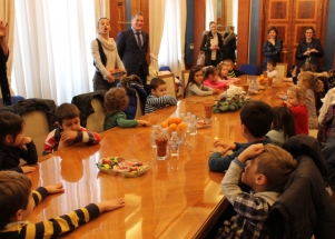 Djeca u posjeti gradonačelniku
