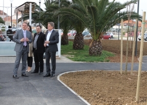 Radni obilazak gradilišta - gradonačelnik i pročelnici