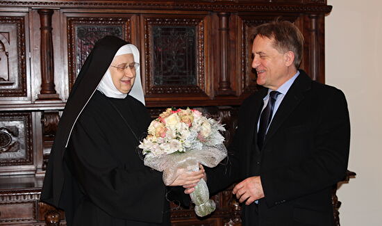 Gradonačelnik Kalmeta posjetio benediktinke samostana sv. Marije