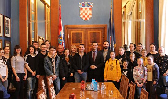 Mladi Hrvati iz Slovačke u Zadru