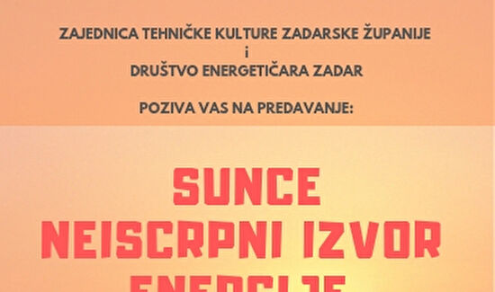 Sunce, neiscrpni izvor energije