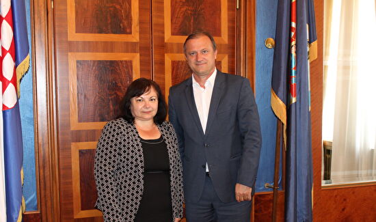 Nastupni posjet veleposlanice Republike Bugarske, NJ. E. gđe Genke Georgieve gradonačelniku Zadra