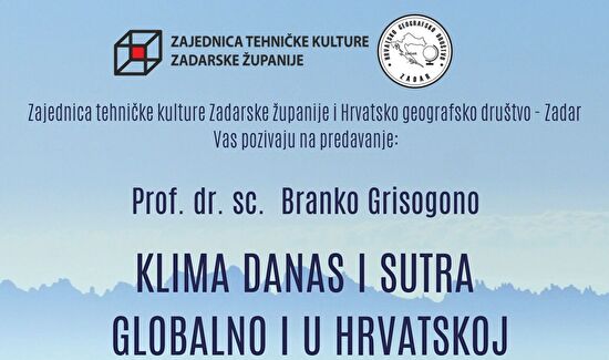 Klima danas i sutra – globalno i u Hrvatskoj    