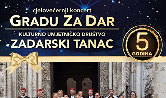 Božićni koncert "Gradu Za Dar"