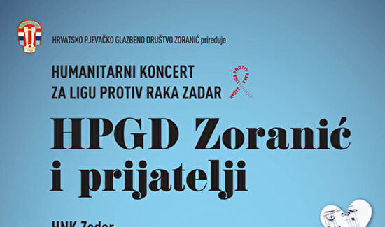  "Zoranić" pjeva za Ligu protiv raka