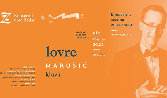 Koncert pijanista Lovre Marušića 