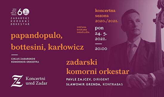 Koncert poljskog virtuoza na kontrabasu uz Zadarski komorni orkestar