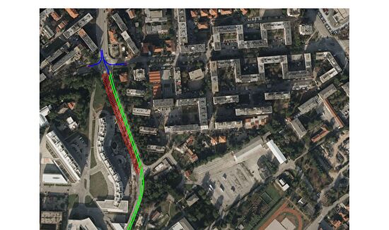 Nova privremena prometna regulacija i presađivanje stabala iz zone obuhvata radova Ulice dr. Franje Tuđmana