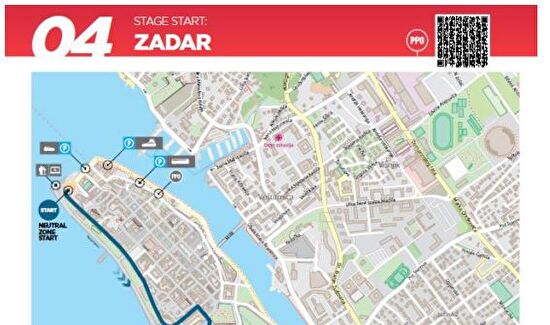 Međunarodna biciklistička utrka Cro Race 2021. – start 4. etape iz Zadra 
