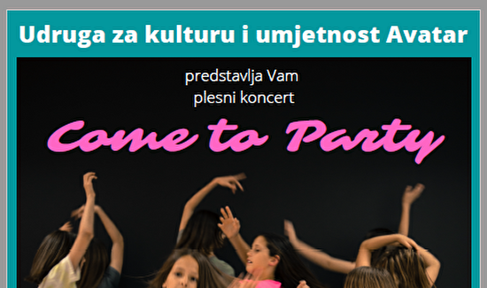 Come to Party I Plesna predstava / koncert 