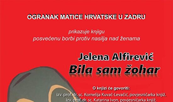 Predstavljanje knjige I "Bila sam žohar" Jelena Alfirević