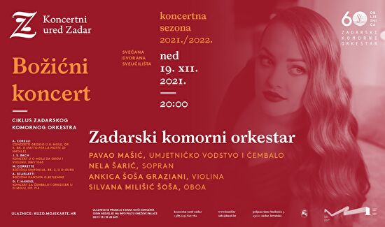 Božićni koncert Zadarskoga komornog orkestra