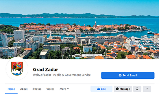 Pokrenuta Facebook stranica Grada Zadra