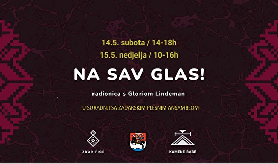 Zborsko - edukativna radionica I Na sav glas! 