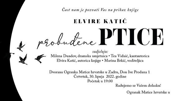 Elvira Katić: „Probuđene ptice“ I Promocija knjige