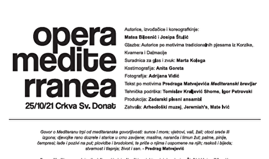 Predstava I Opera Mediterranea 