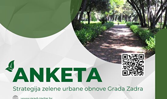 ANKETA - Strategija zelene urbane obnove Grada Zadra 