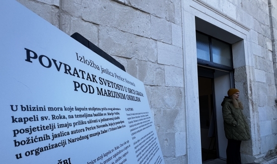 Otvorena izložba božićnih jaslica u kapeli sv. Roka na zadarskoj Tržnici 