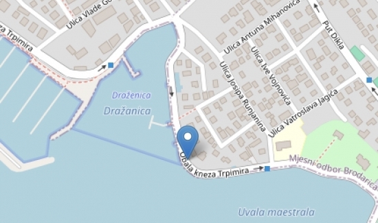 Obala kneza Trpimira prohodna za prometovanje