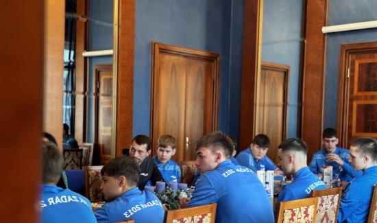 Prvaci Hrvatske iz "RK Zadar 2013" na prijemu kod gradonačelnika Erlića