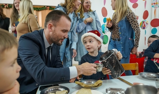 Advent u PO Vruljica - čaj s gradonačelnikom Erlićem