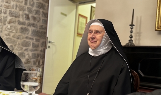 Gradonačelnik Erlić sa suradnicima u posjetu časnoj majci Anastaziji i časnim sestrama benediktinskog samostana sv. Marije