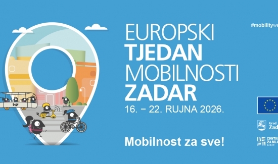 Grad Zadar i ove godine sudjeluje u obilježavanju Europskog tjedna mobilnosti, a ovogodišnja tema je: „Međugeneracijska pravednost!“