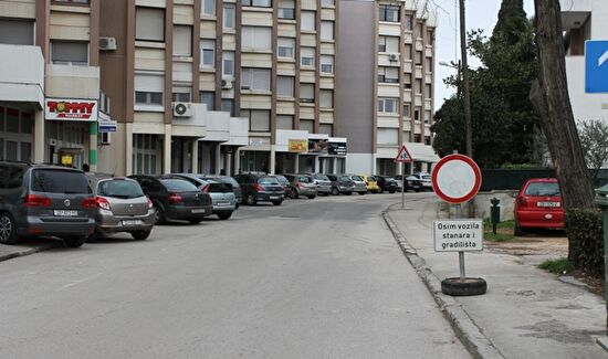 Obavijest o zatvaranju Ulice Miroslava Krleže
