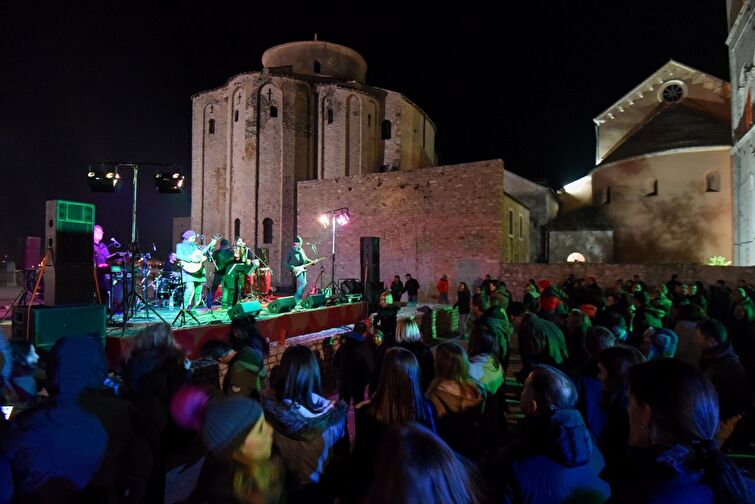 Doček Nove 2017. godine u Zadru