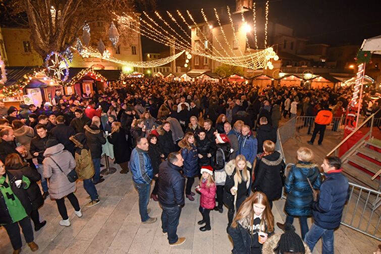 Doček Nove 2017. godine u Zadru