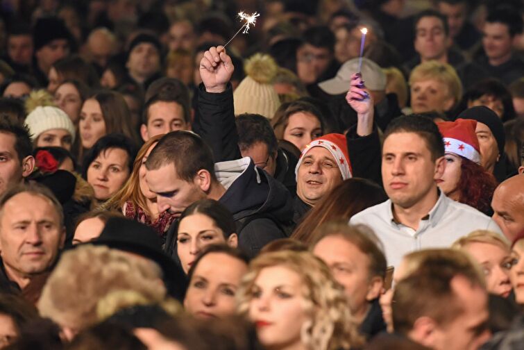 Doček Nove 2017. godine u Zadru