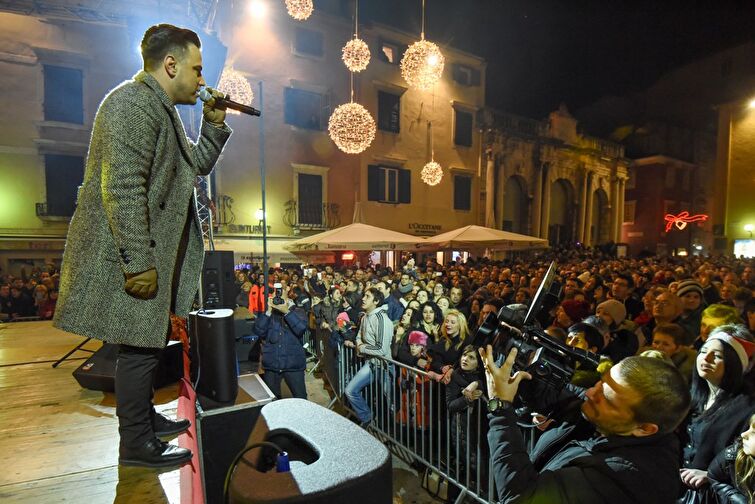 Doček Nove 2017. godine u Zadru