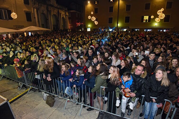 Doček Nove 2017. godine u Zadru