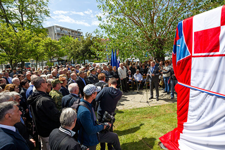 Otvaranje spomenika poginulim braniteljima Domovinskog rata