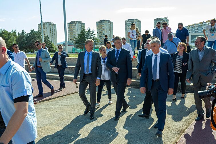 Predsjednik Vlade RH Andrej Plenković obišao ŠC "Višnjik"