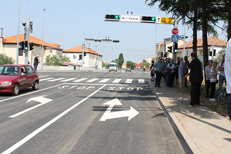 Otvaranje raskrižja ulica Benka Benkovića i Put Bokanjca