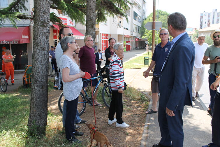 Otvaranje raskrižja ulica Benka Benkovića i Put Bokanjca