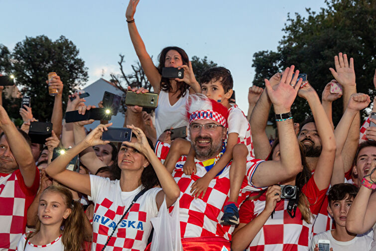 Spektakularan zadarski doček zadarskih Vatrenih 2.dio