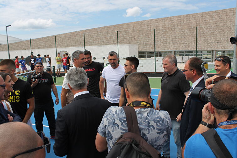 Otvaranje teniskog centra na Višnjiku - Adria tour